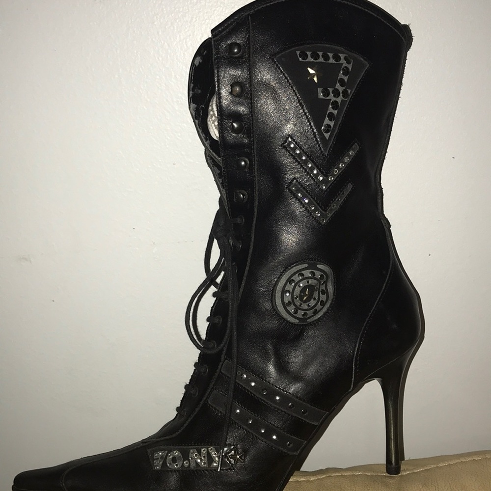 Barbara Bucci Boots size 9 real leather